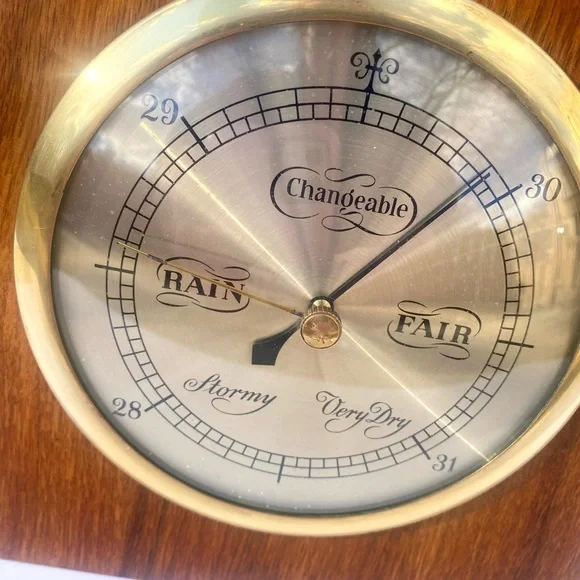 Vintage Barometer Thermometer Hydrometer changeable Humidity Weather Station